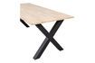 Miniatura Mesa de roble macizo Tablo beige 4