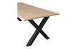 Miniatura Mesa de roble macizo Tablo beige 2