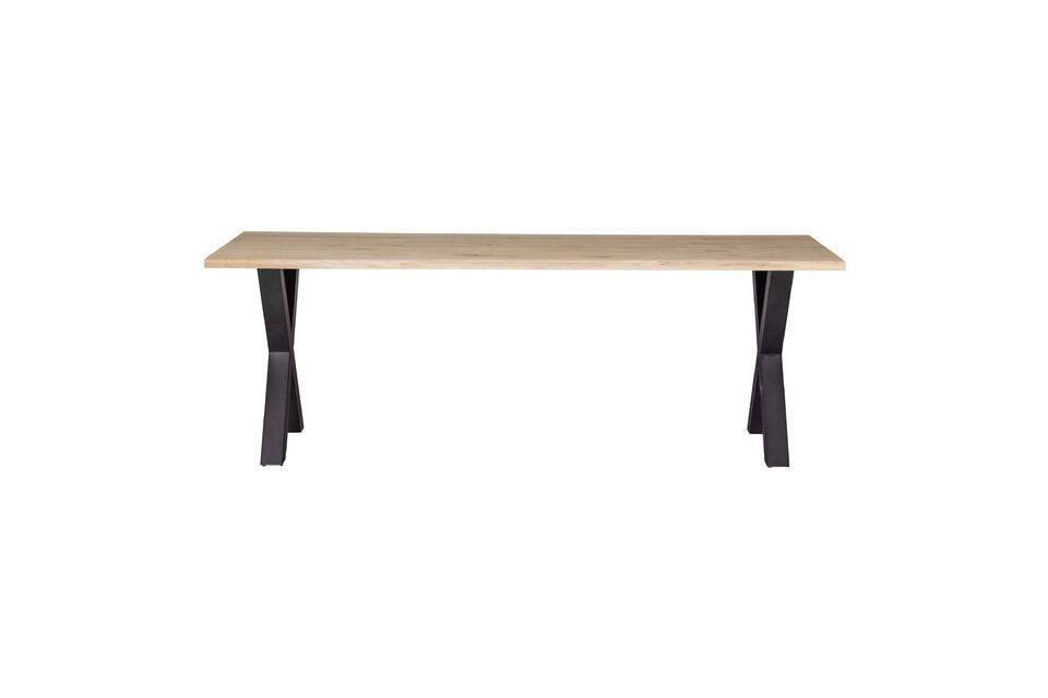 Mesa de roble macizo Tablo beige Woood