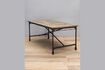 Miniatura Mesa de tapicero de madera de olmo antiguo 5
