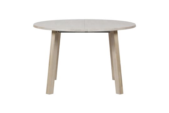 Mesa extensible de roble blanco Sydney Clipped