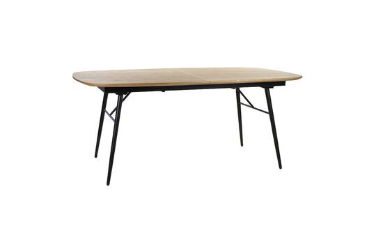 Mesa extensible Italo de 8 plazas en madera natural