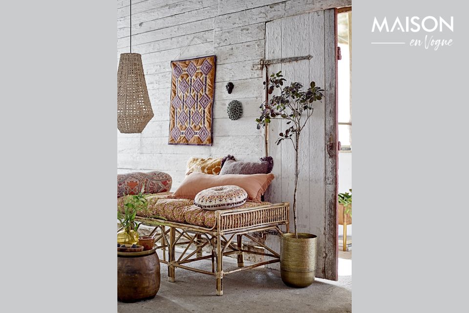 Mesa pedestal de mango marrón Taïs - 4