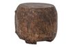 Miniatura Mesa pedestal de mango marrón Taïs 7