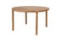 Miniatura Mesa redonda de madera beige Storm D128 Clipped