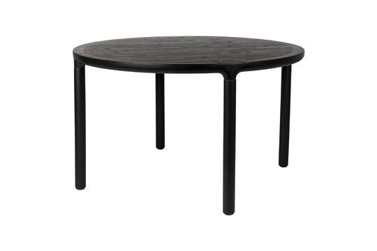 Mesa redonda de madera negra Storm D128 Clipped