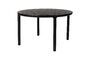 Miniatura Mesa redonda de madera negra Storm D128 Clipped