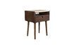 Miniatura Mesita de noche de madera beige Arda 1