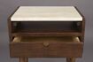 Miniatura Mesita de noche de madera beige Arda 4