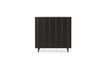 Miniatura Mueble bajo en roble negro Rib 5