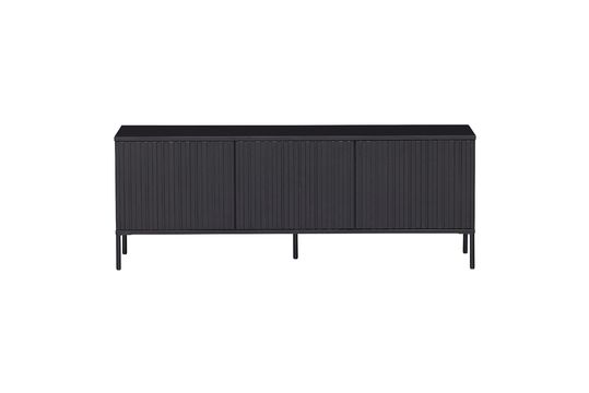 Mueble de TV grande de madera negra Nuevo