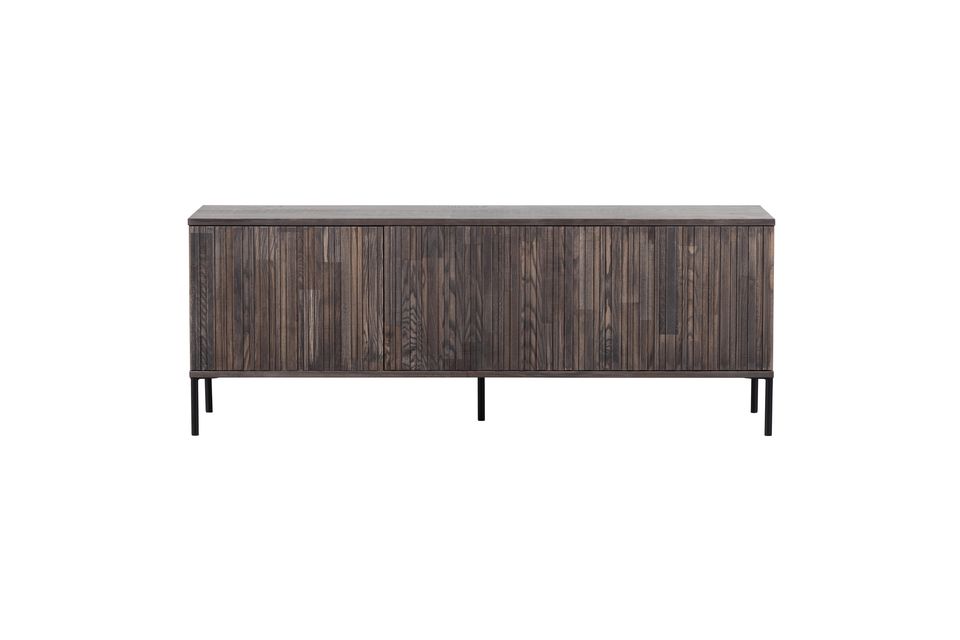 Mueble de TV grande de roble marrón Nuevo Woood