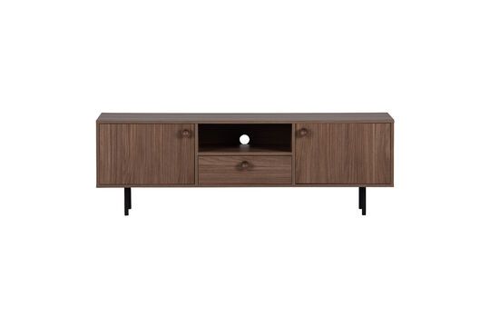 Mueble de TV Prato de nogal marrón Clipped