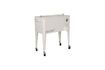 Miniatura Nevera de plástico blanca con ruedas Be Cool 5