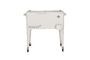 Miniatura Nevera de plástico blanca con ruedas Be Cool Clipped