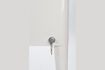 Miniatura Nevera de plástico blanca con ruedas Be Cool 10