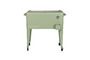 Miniatura Nevera de plástico verde con ruedas Be Cool Clipped