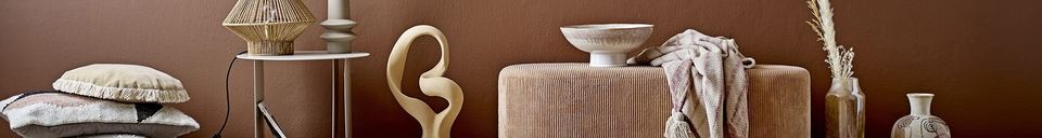 Descriptivo Materiales  Objeto decorativo de gres Berhan