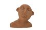 Miniatura Objeto decorativo de terracota roja Tex Clipped