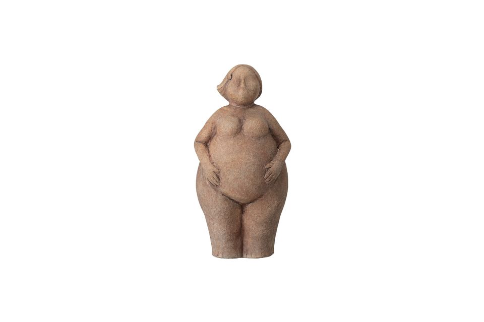 Objeto decorativo marrón de terracota Sidsel Bloomingville