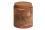 Miniatura Olla grande con tapa de madera de acacia Beige ópalo Clipped