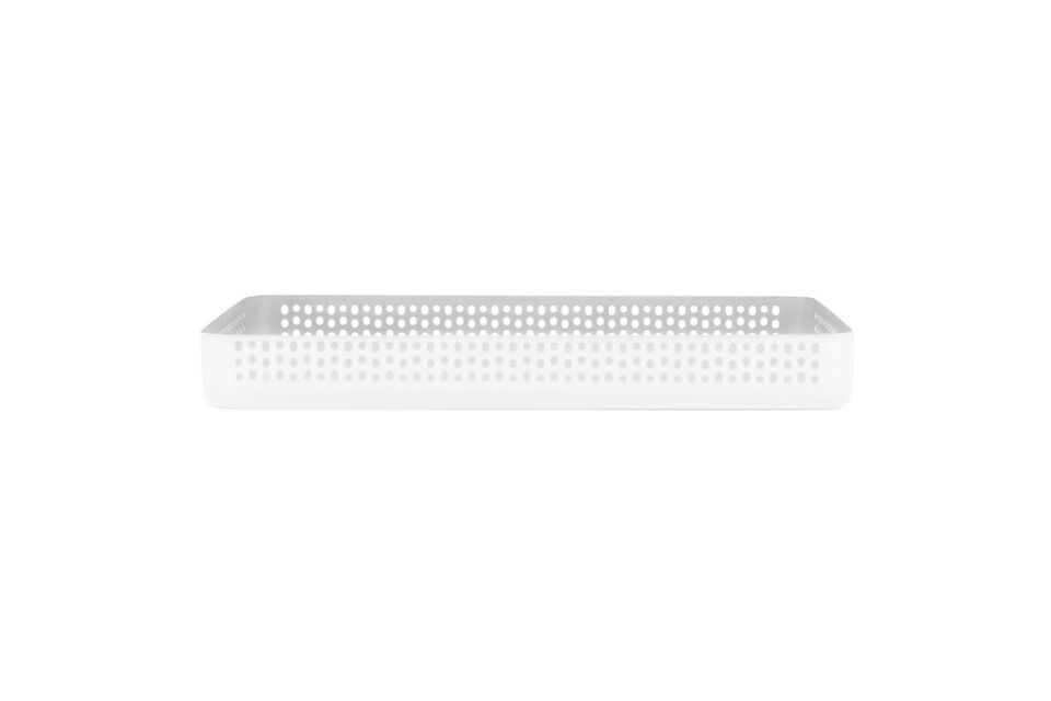 Papelera de metal blanco L Nic Nac Normann Copenhagen