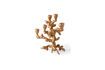 Miniatura Pequeño candelabro de aluminio dorado Apple Tree 4