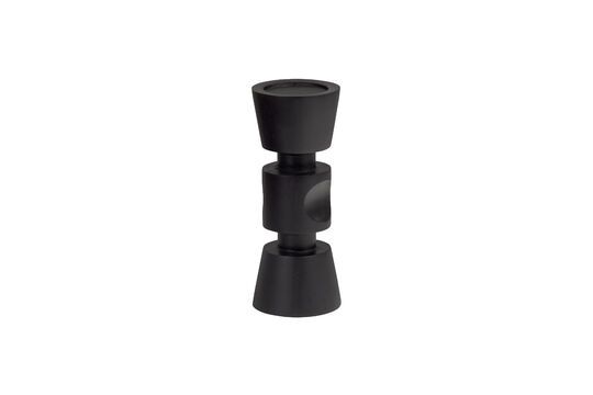 Pequeño candelabro de madera de mango negro Midi Clipped