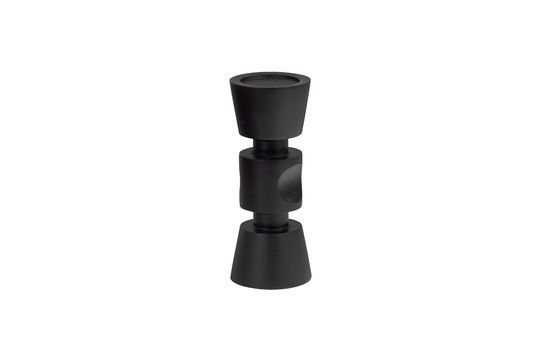 Pequeño candelabro de madera de mango negro Midi