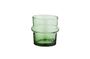 Miniatura Pequeño vaso de agua de cristal verde Beldi Clipped