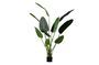 Miniatura Planta artificial verde Strelitzia Clipped