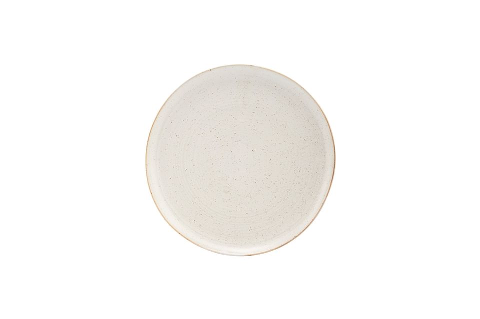 Plato de gres gris-blanco Pion House Doctor