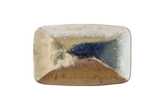 Plato rectangular de gres Arrigny Clipped