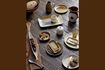 Miniatura Plato rectangular de gres Arrigny 2