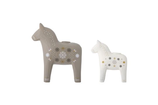 Portavelas de color claro Siffer Clipped