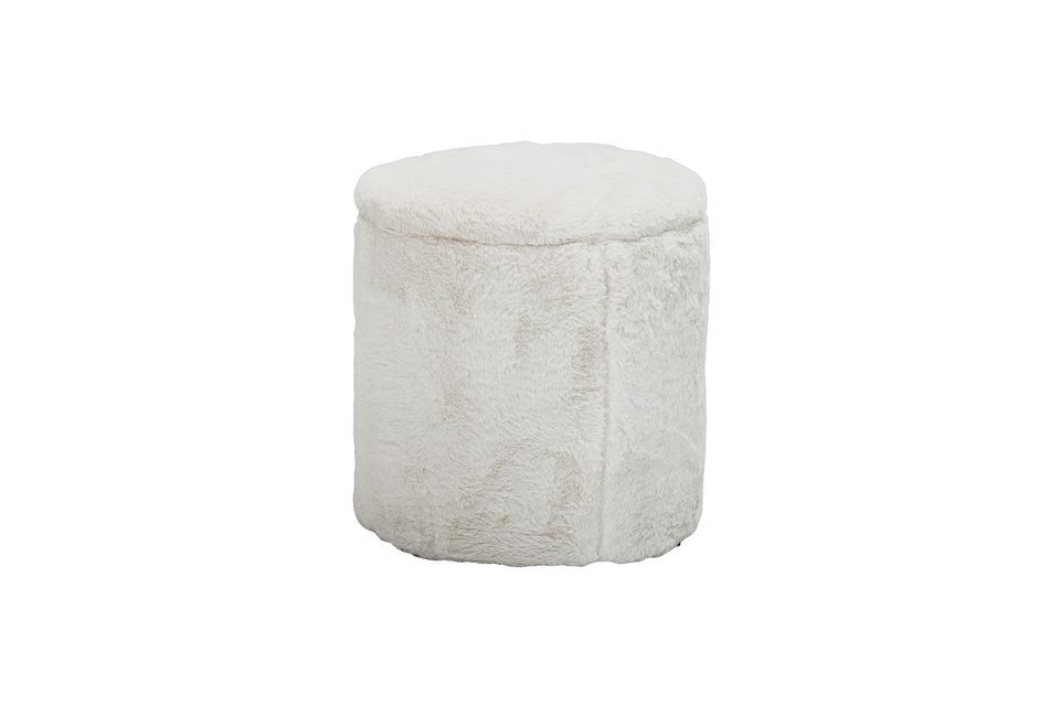 Pouf Barthe blanco Bloomingville