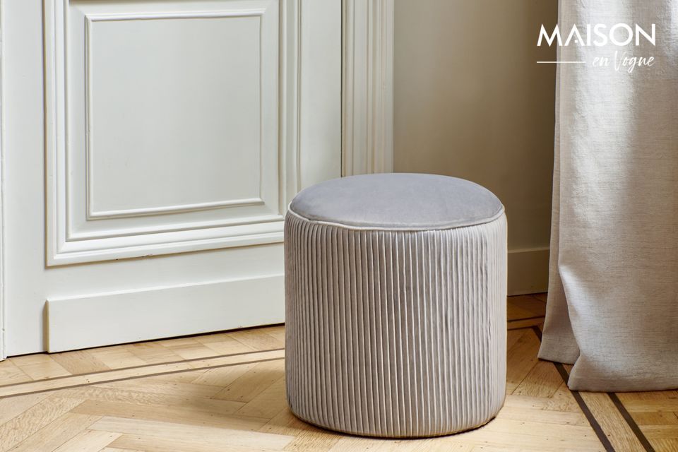 Pouf de terciopelo Muncha Pomax