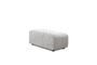 Miniatura Pouf Jax gris claro Clipped