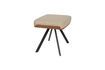 Miniatura Puf de piel sintética beige Frie 4