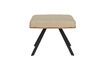 Miniatura Puf de piel sintética beige Frie 5