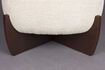 Miniatura Puf de tela beige Emilius 3