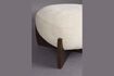 Miniatura Puf de tela beige Emilius 4