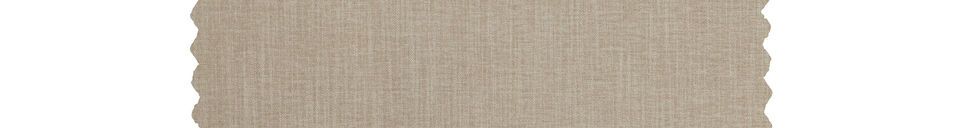 Descriptivo Materiales  Puff de tela beige Familia