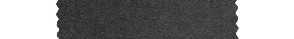 Descriptivo Materiales  Puff de terciopelo gris oscuro Lloyd