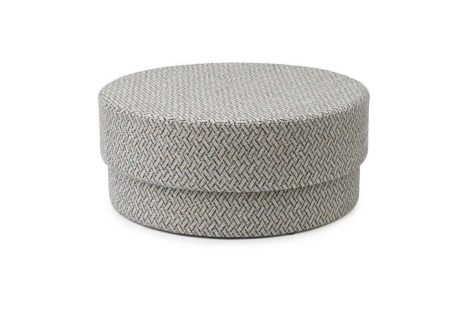 Puff grande de tela gris Silo Normann Copenhagen