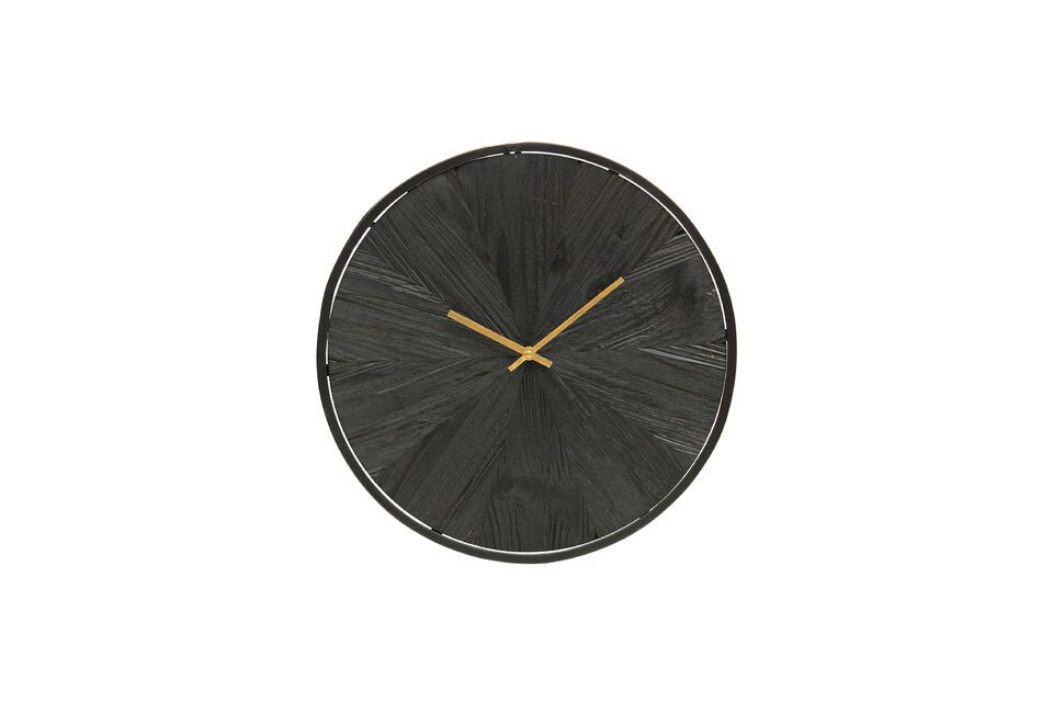Reloj de madera negro Valentino Woood