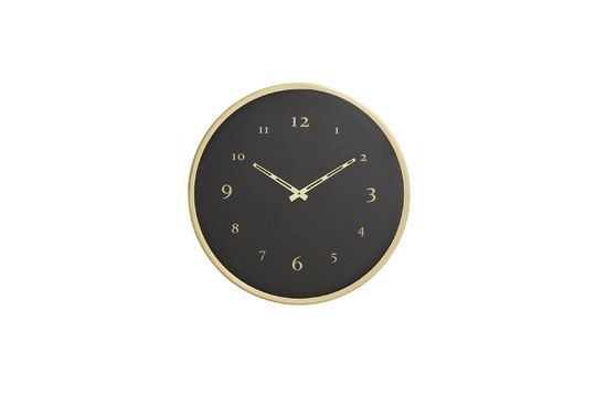 Reloj de pared de metal Saisy Clipped