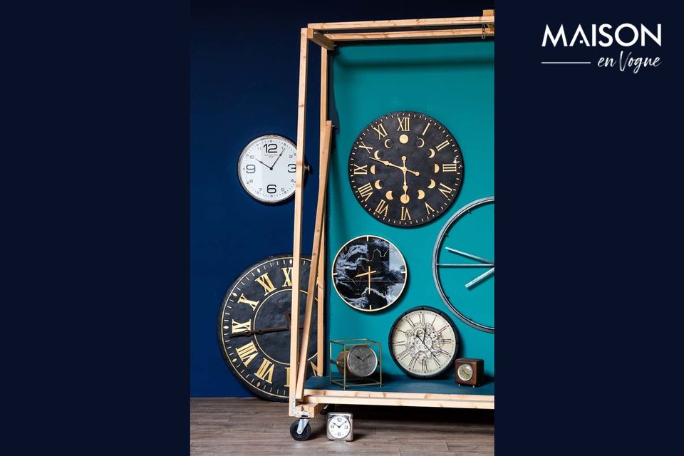 Este reloj de metal