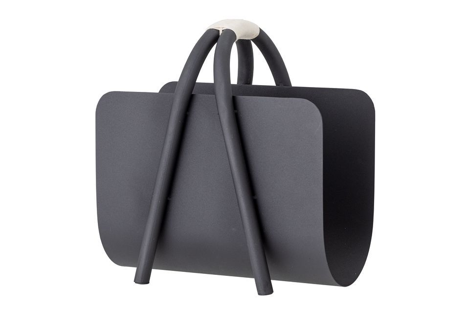 Revistero de metal negro Eton Bloomingville