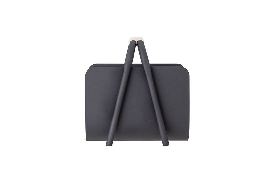 El revistero Eton de Bloomingville es un elegante soporte para guardar sus periódicos y revistas de